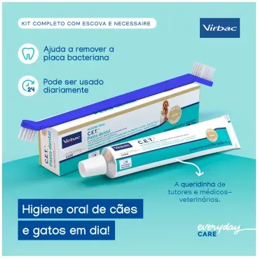 Kit C.E.T. Higiene Oral Pasta Escova